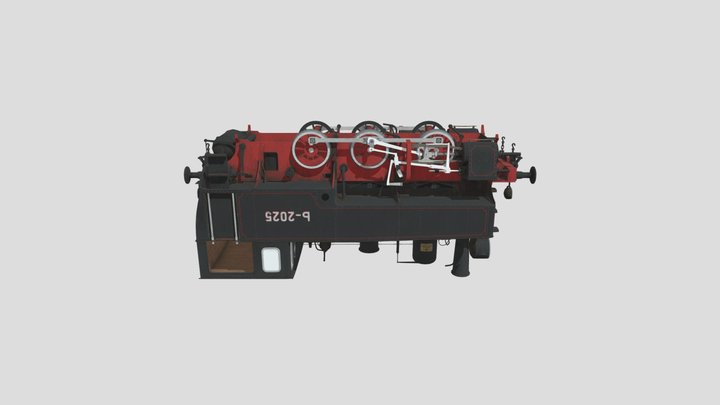 Russian Type62 tank engine yer 3D Model