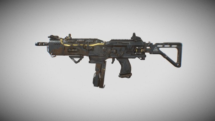 Sci Fi Rifle Cobrabite 3D Model