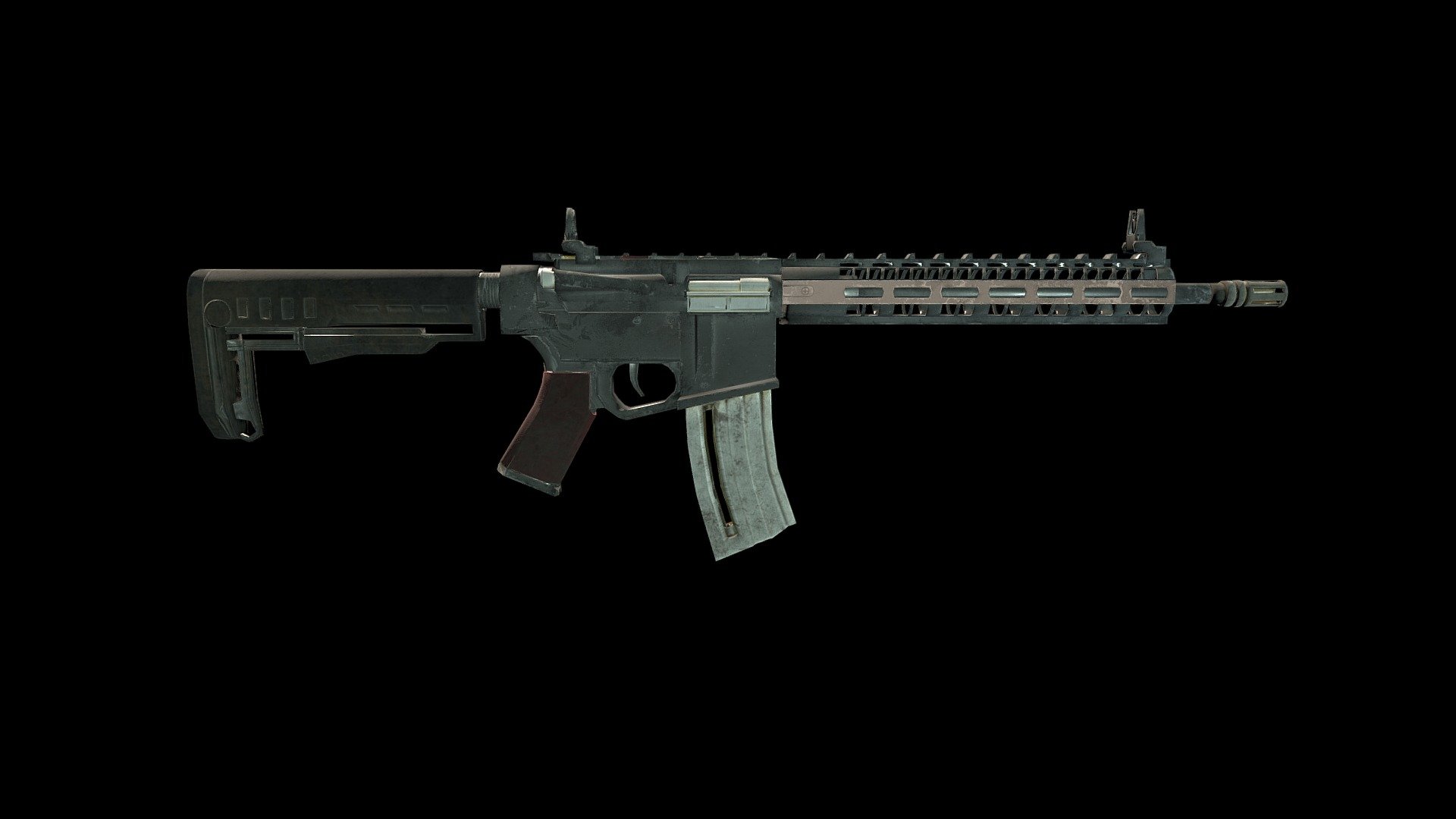Rifle R1 22 C - Game Ready - 3D model by Omar Alqarni (@omarxart ...
