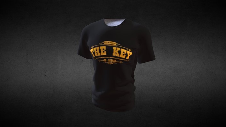 The Key T-Shirt 3D Model