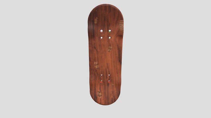 Fingerboard mockup for procreate 3D Model