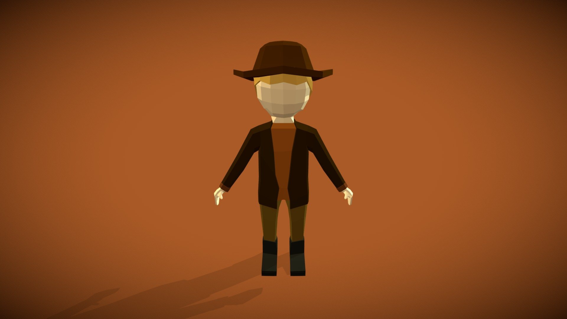 low poly Character
