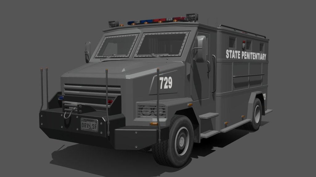 [Driver: San Francisco] Unlicensed Prison Van