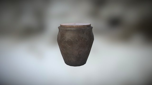 Rustic pot 3D Model