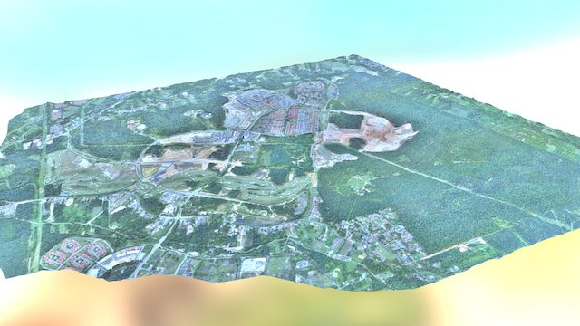 Kota Seriemas - Jurukur Esa KL 3D Model