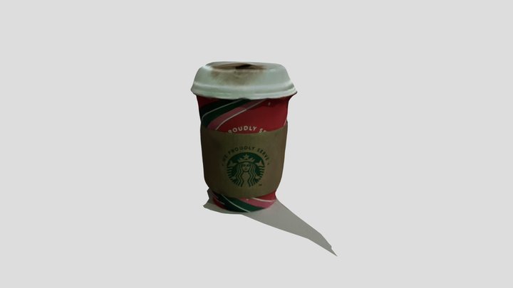 Kartonnen Beker 3D Model