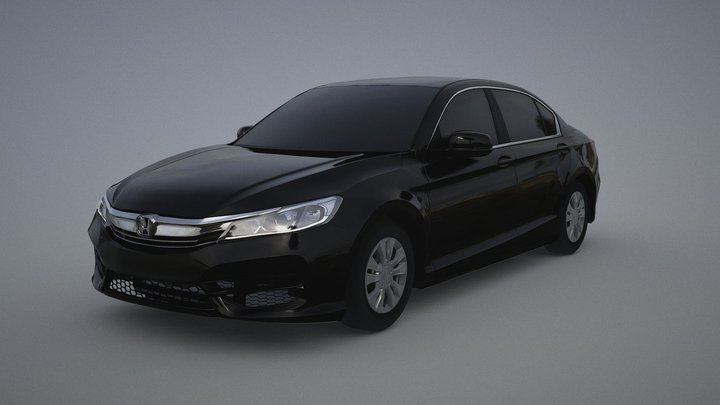 honda accord 2017 3D Model