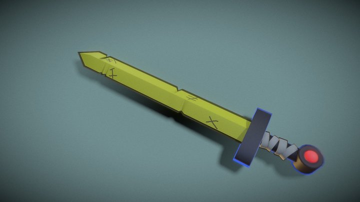 Scarlet Sword - Adventure Time 3D Model