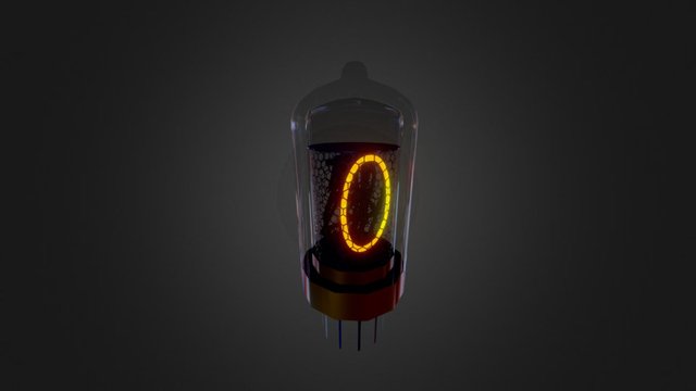 [SGP39] Nixie Tube 3D Model