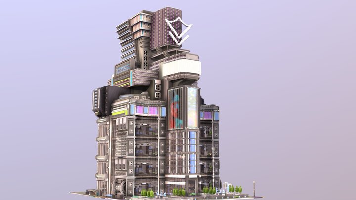 Cyburbia - Capital Building 3D Model