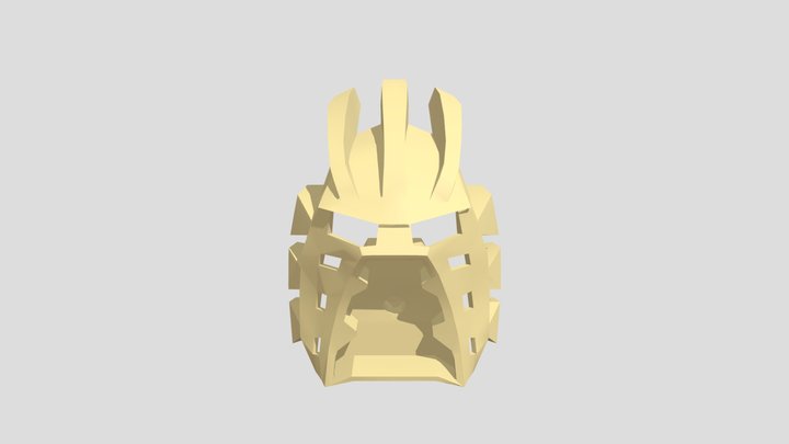 Bionicle Avohkii Mask Of Light 3D Model