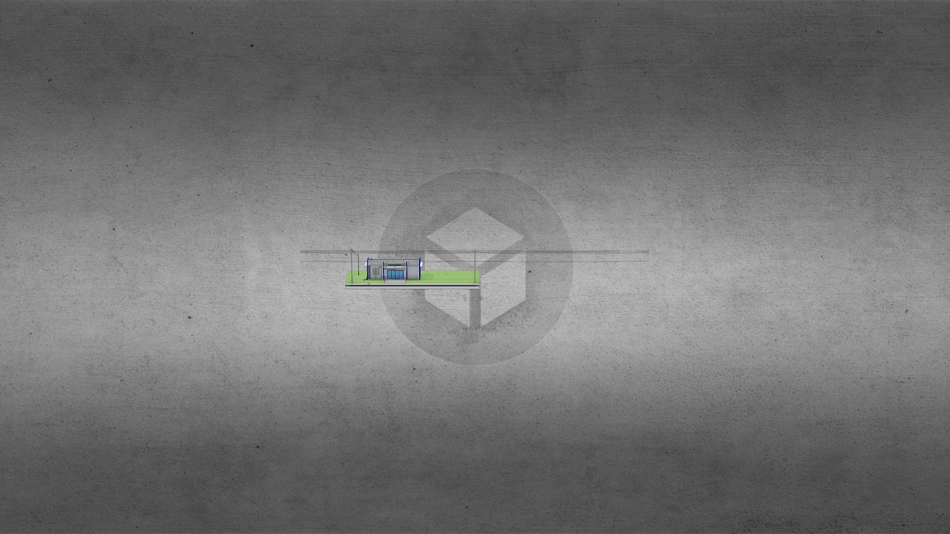 3d terminal estrutura e arq — Sketchfab embed 3D viewer