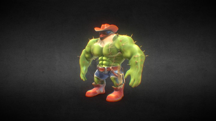 Lerulerulerule Penguinelli Cactussini 3D model