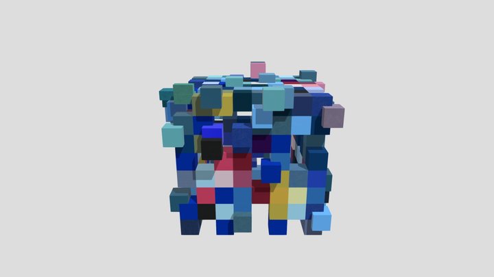 STAY PIXELATED 3D Model