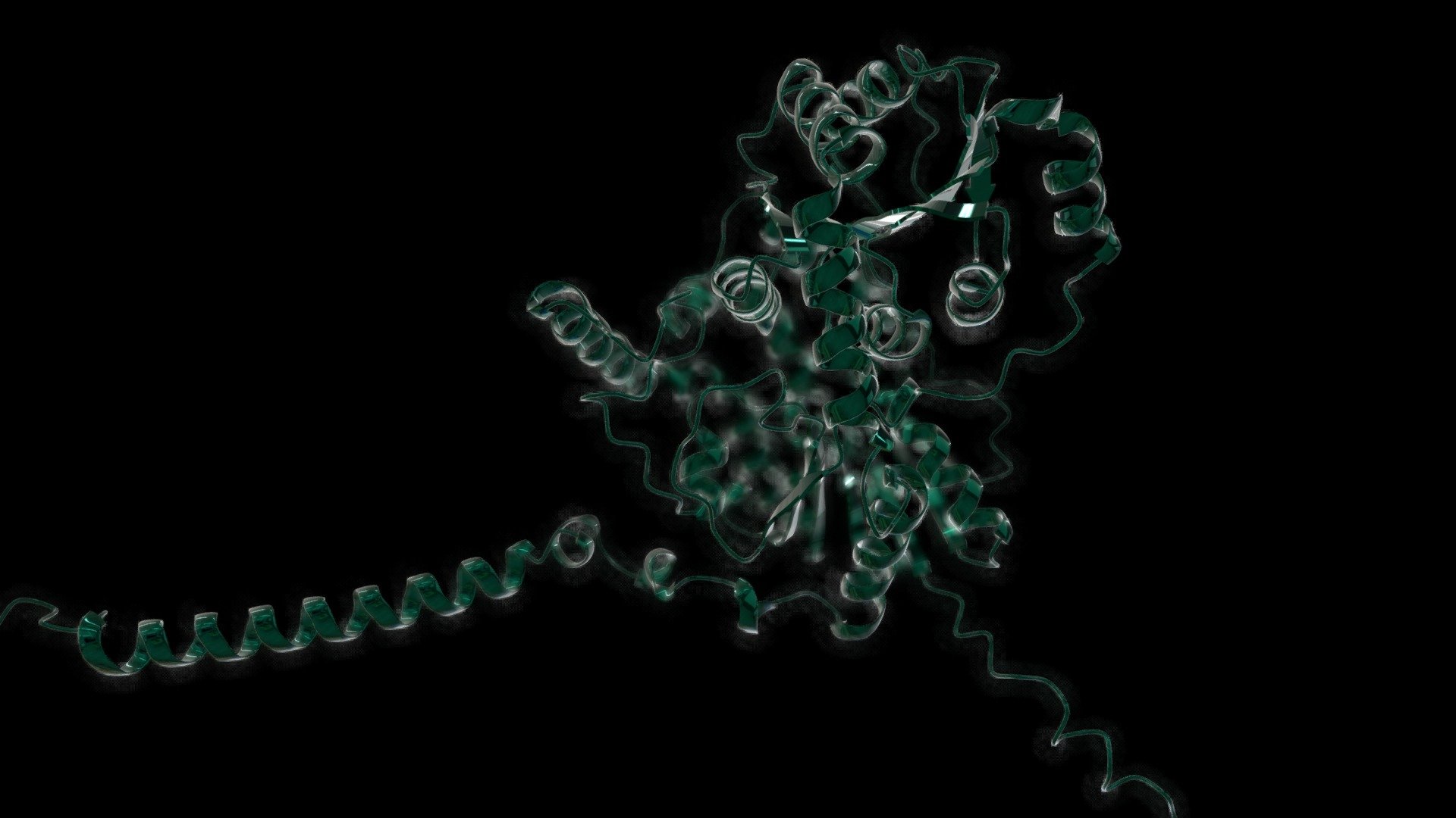 Protein structure. AlfaFold2 - 3D model by scanum-work [688dcaa ...
