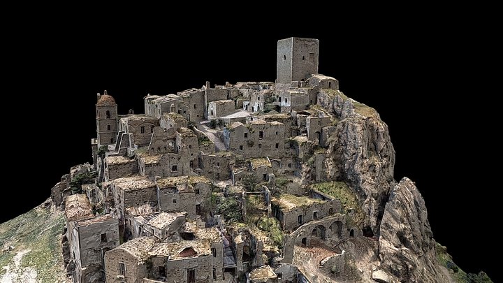 Craco (ghost town) 3D Model
