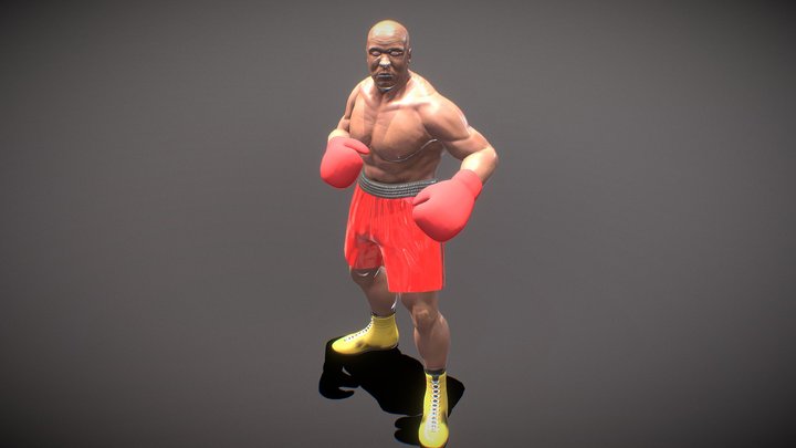 Boxer to Game 3D Model