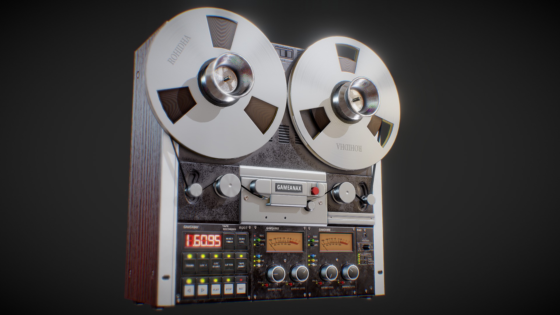 Reel to Reel Tape Recorder - 3D model by GameAnax (@gameanax
