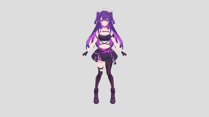 Pandora Miwa -fanart 3D Model