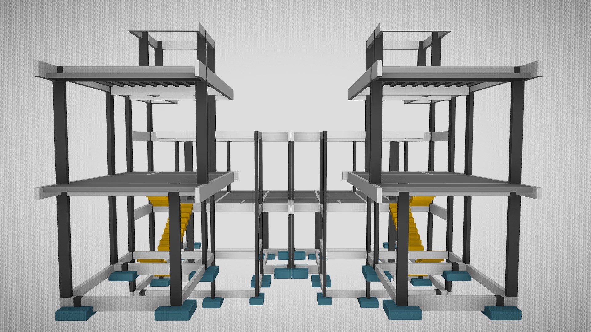 391 - Projeto Estrutural Residências (199 M2) — Sketchfab embed 3D viewer