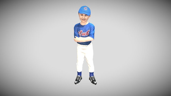 Baseball kid 2 3D Model