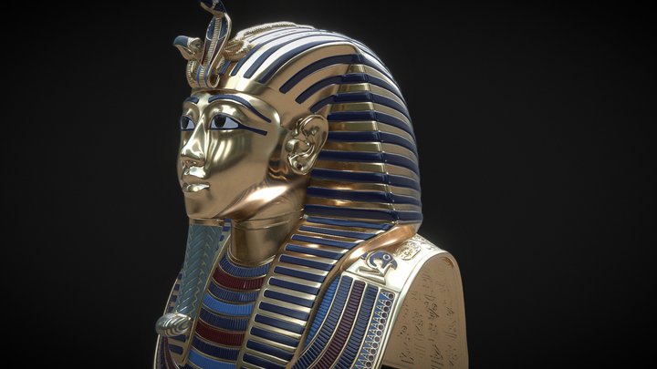 Tutankhamun mask 3D Model