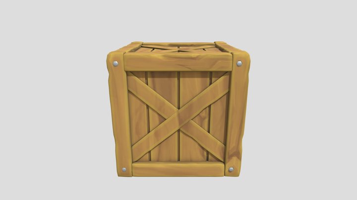 Box Crash Bandicoot 3D Model