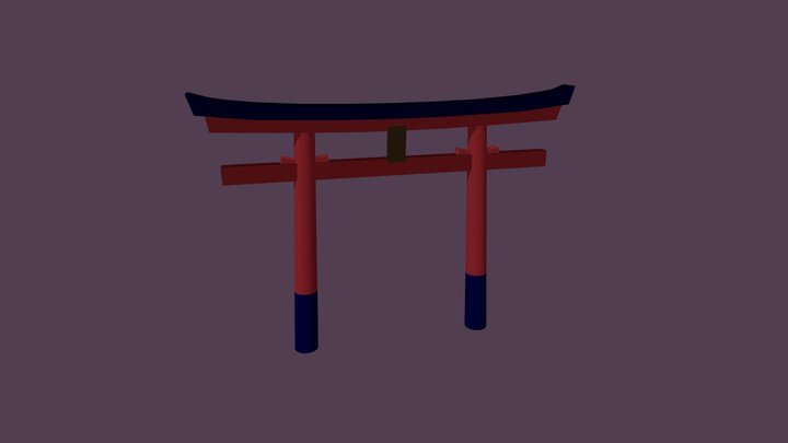 Tori-i gate 3D Model