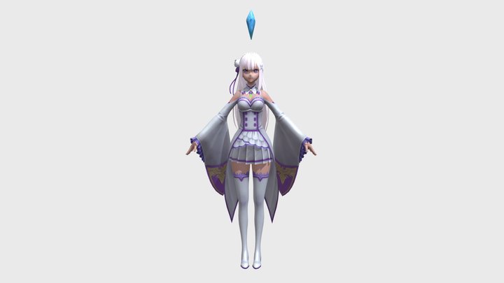 emilia-rezero 3D Model