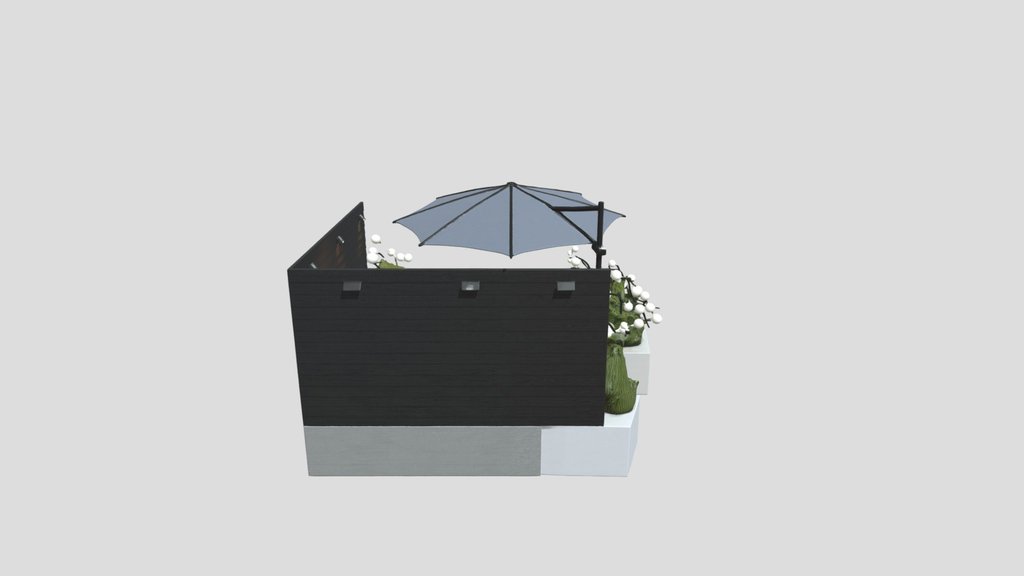 Decorative Planter 3d Model