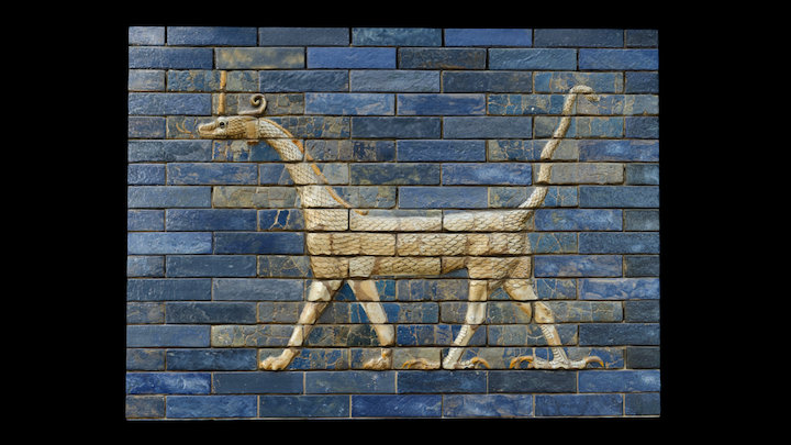 Ishtar Gate of Babylon [detail, Mušḫuššu] – Modelo 3D gratuito STL