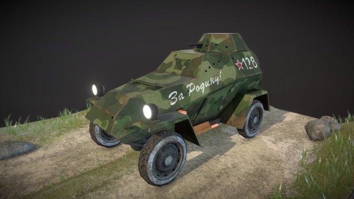 Military Vehicle 4x4 3D Model