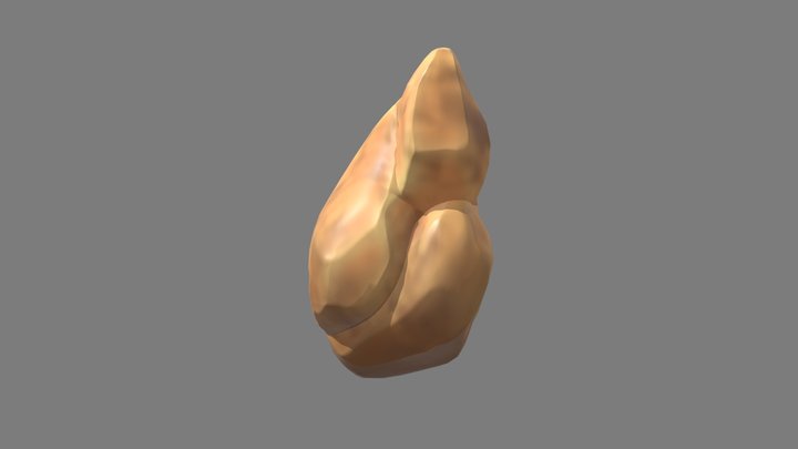 Sea of Thieves Stylized Boulder 3D Model