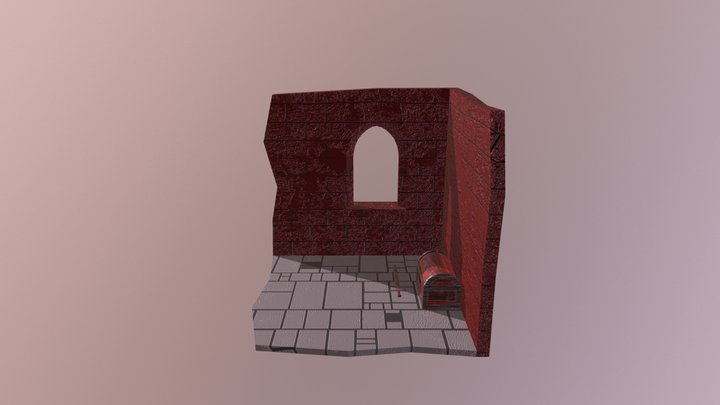 Castle Scene 3D Model