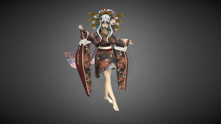 Oiran 3D Model