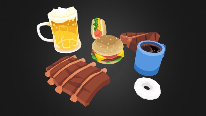 Dad By The Sword Snacks 3D Model