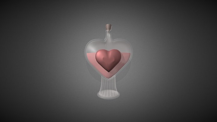 heart potion 3D Model