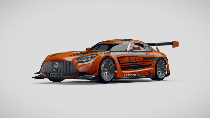 Mercedes AMG GT3 2020 3D Model