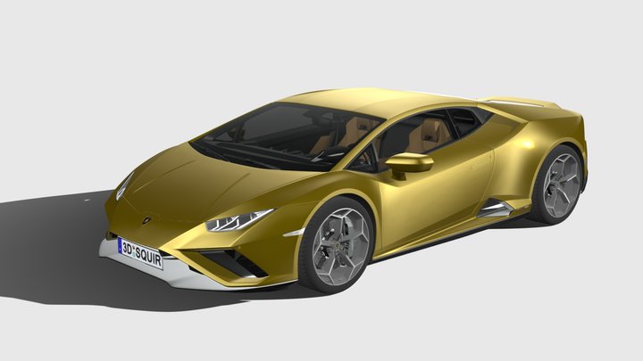 Lamborghini Huracan Evo RWD 2021 3D Model