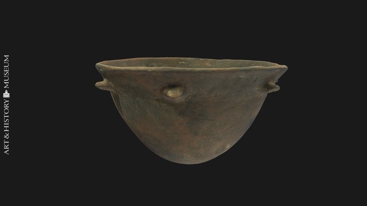 Bowl with conical base and flaring rim 3D Model