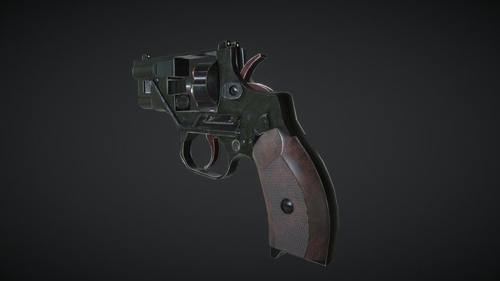 Ots 38 revolver 3D Model