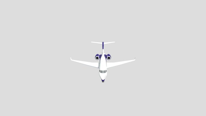 Cessna Citation Longitude 3D Model