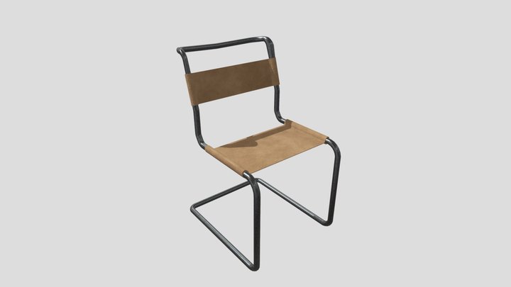 Bauhaus - Chair (unknown designer). 3D Model
