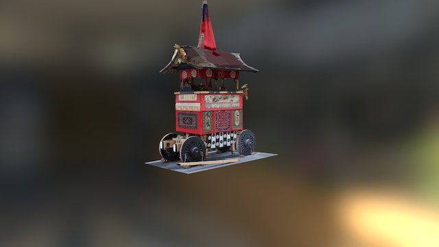 Kankoboko - Gion Matsuri Float (20% Complete) 3D Model