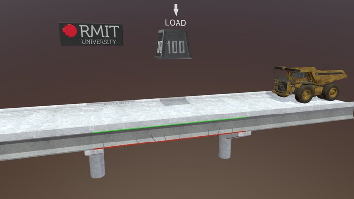 RMIT Concrete Structures 3D Model
