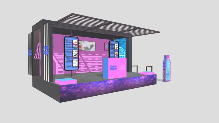 PRICE SHOES ADIDAS 3D Model