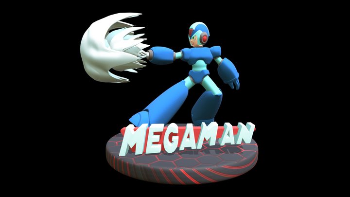 Mega Man 3D Printable Model 3D Model