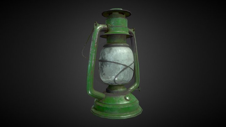 Old Lantern 3D Model