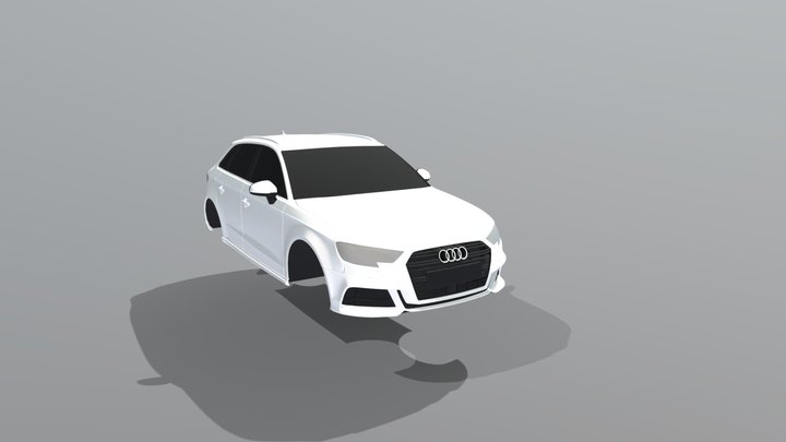 2017 Audi A3 Sportback 3D Model