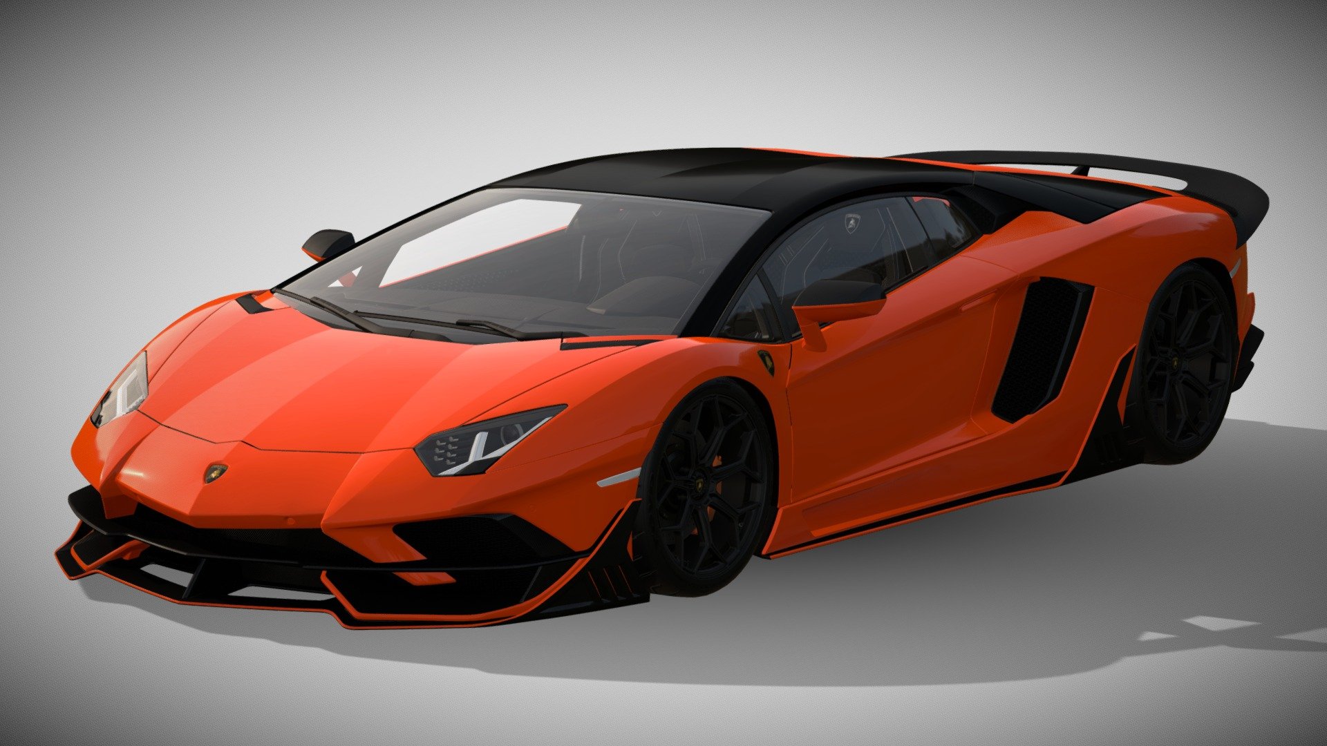 2023 SVR Lamborghini Aventador Auto Veloce — Sketchfab embed 3D viewer